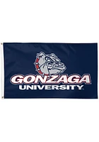 Gonzaga Bulldogs 3x5 Navy Blue Silk Screen Grommet Flag