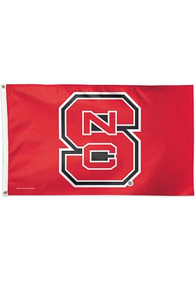 NC State Wolfpack 3x5 Style Red Silk Screen Grommet Flag