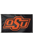 Oklahoma State Cowboys 3x5 Silk Screen Grommet Flag - Orange