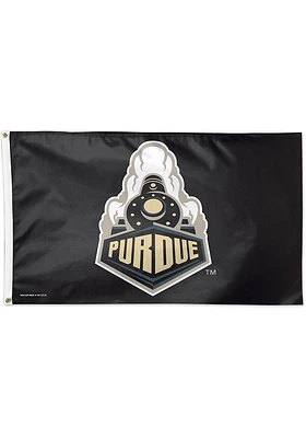 Gold Purdue Boilermakers 3x5 Feet Silk Screen Grommet Flag