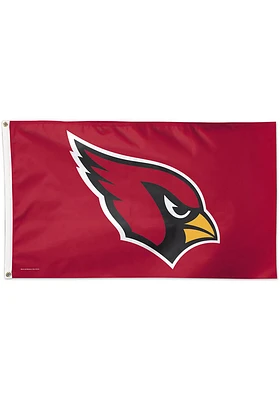 Arizona Cardinals Logo 3x5 Red Silk Screen Grommet Flag
