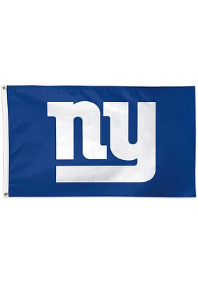 New York Giants 3x5 Blue Silk Screen Grommet Flag - Blue