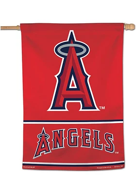 Los Angeles Angels Logo 28x40 Banner - Red