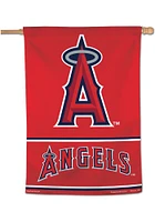 Los Angeles Angels Logo 28x40 Banner - Red