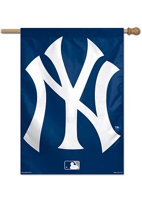 New York Yankees Logo 28x40 Banner - Blue