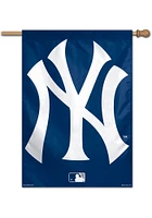 New York Yankees Logo 28x40 Banner - Blue