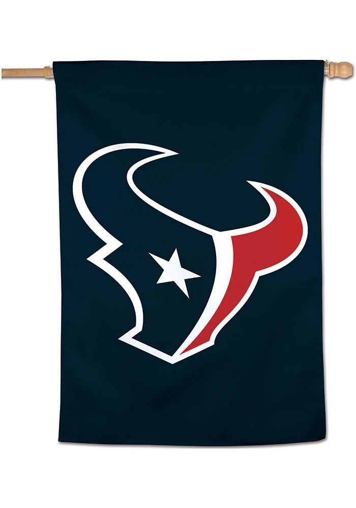 Houston Texans Logo 28x40 Banner - Red