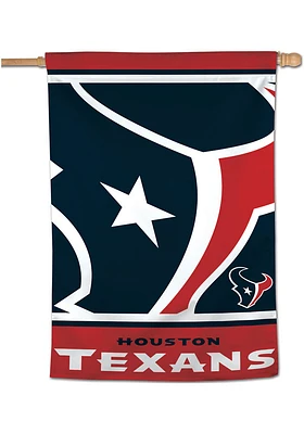 Houston Texans Mega Logo 28x40 Banner - Red