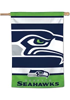 Seattle Seahawks Mega Logo 28x40 Banner