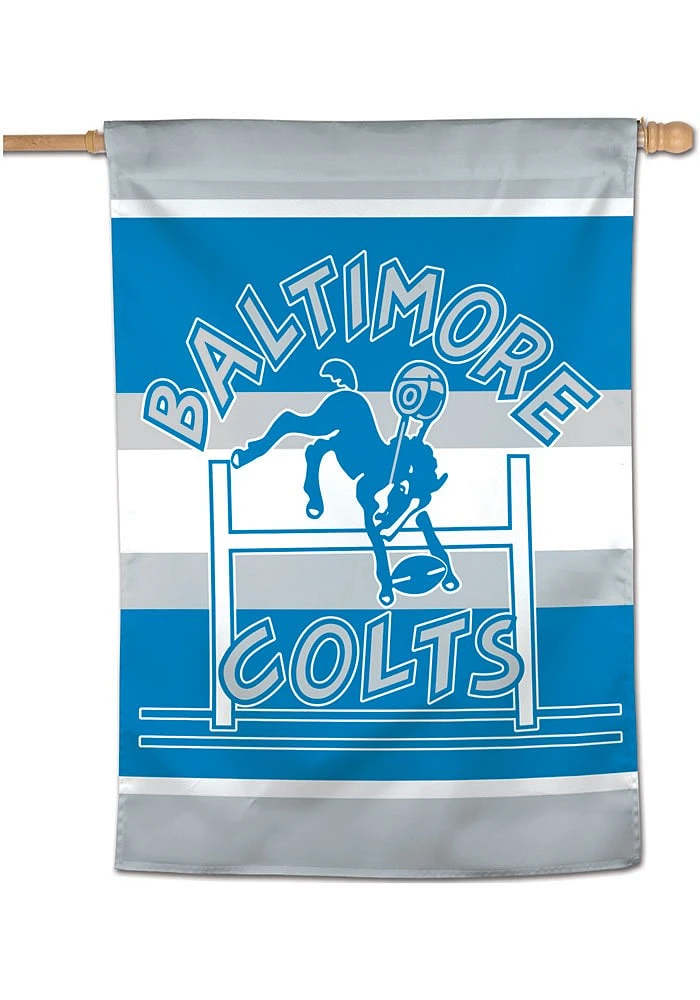 Indianapolis Colts Retro 28x40 Banner - Blue