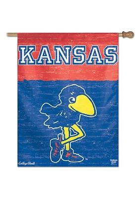 Kansas Jayhawks 28x40 Design Banner - Blue
