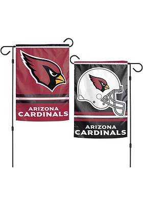 Arizona Cardinals 2 Sided Team Logo Garden Flag - Black