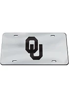 Oklahoma Sooners Black Logo Car Accessory License Plate