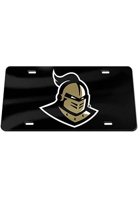 UCF Knights Black Logo Car Accessory License Plate