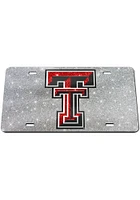 Texas Tech Red Raiders Glitter Car Accessory License Plate