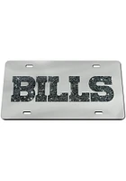 Buffalo Bills Glitter Design Car Accessory License Plate