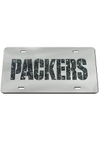 Green Bay Packers Glitter Car Accessory License Plate