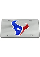 Houston Texans Glitter Logo Car Accessory License Plate