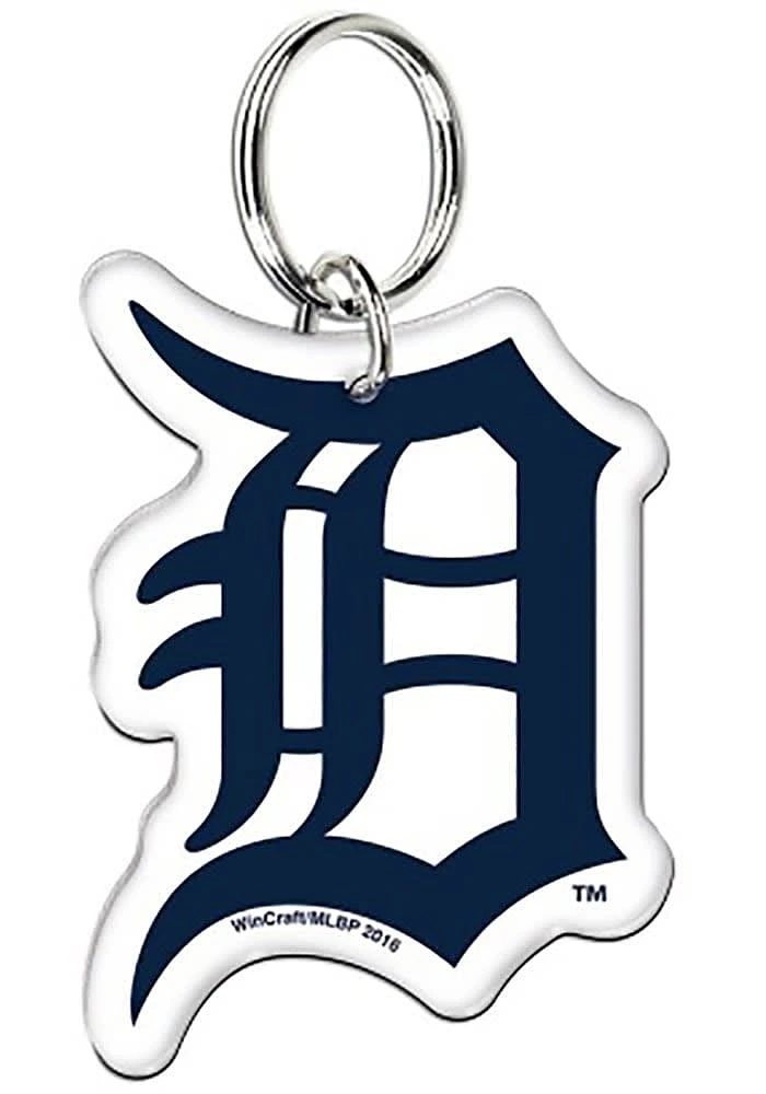 Detroit Tigers Acylic Keychain - Navy Blue