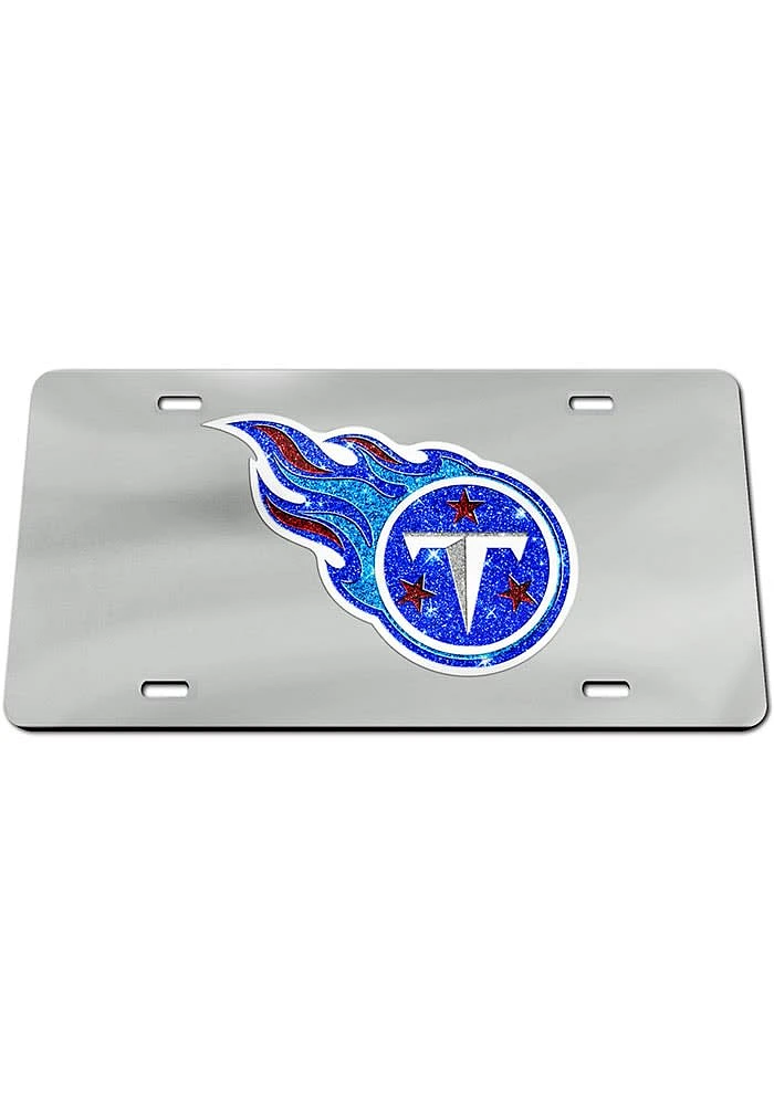 Tennessee Titans Glitter Logo Car Accessory License Plate