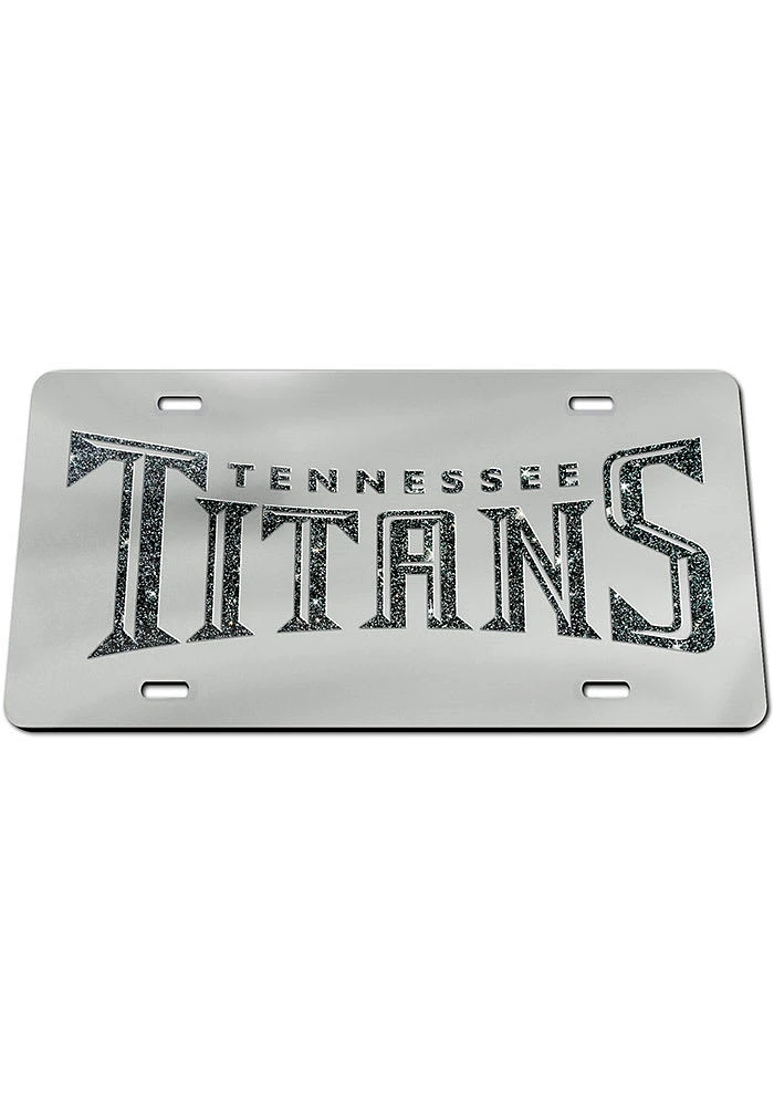 Tennessee Titans Glitter Car Accessory License Plate