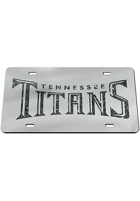 Tennessee Titans Glitter Car Accessory License Plate