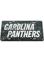 Carolina Panthers Glitter Car Accessory License Plate
