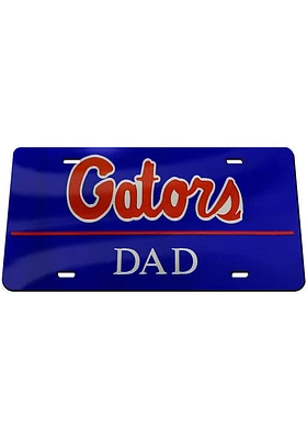 Florida Gators Blue Dad Car Accessory License Plate