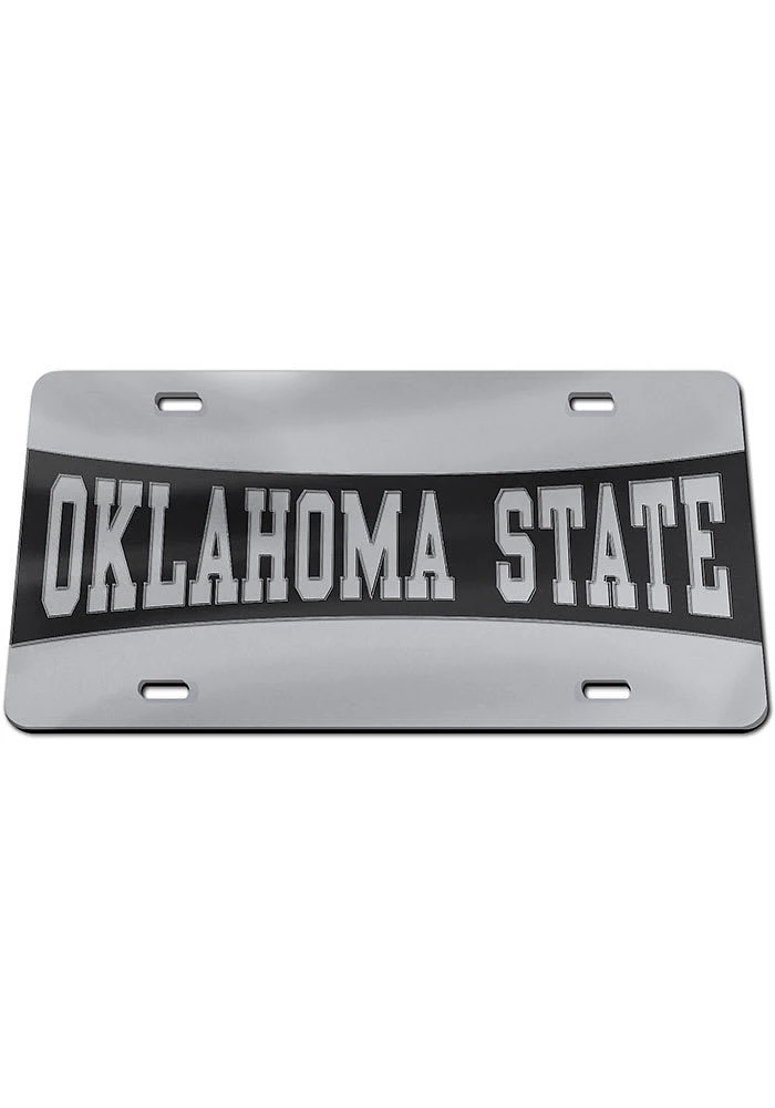 Oklahoma State Cowboys Inlaid Style Car Accessory License Plate