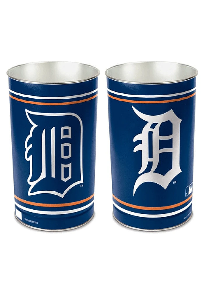 Detroit Tigers Logo Tapered Waste Basket