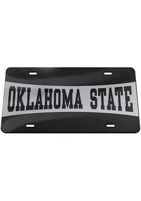 Oklahoma State Cowboys Inlaid Stripe Car Accessory License Plate
