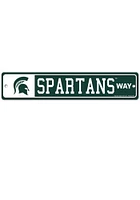 Michigan State Spartans Street/Zone Sign - Green