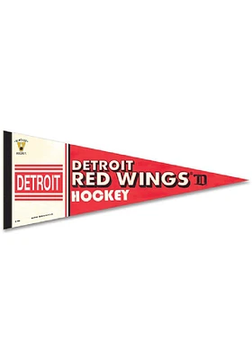 Detroit Red Wings Premium Vintage Pennant - Red