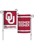 Oklahoma Sooners 12x18 inch 2-Sided Garden Flag - Red