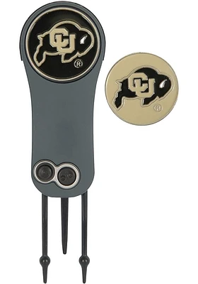 Colorado Buffaloes Ball Marker Switchblade Divot Tool