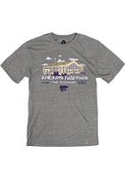 Rally K-State Wildcats Grey Ahearn Fieldhouse Triblend Short Sleeve Fashion T Shirt