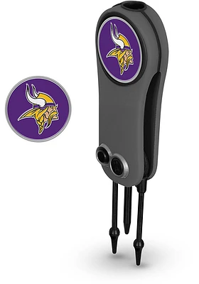 Minnesota Vikings Ball Marker Switchblade Divot Tool
