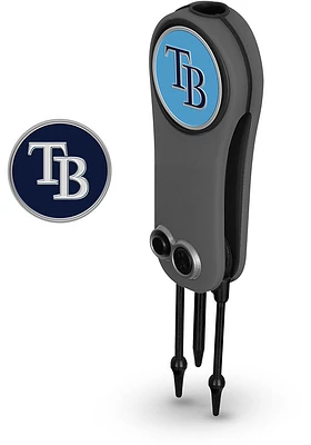 Tampa Bay Rays Ball Marker Switchblade Divot Tool