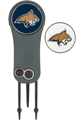Montana State Bobcats Ball Marker Switchblade Divot Tool