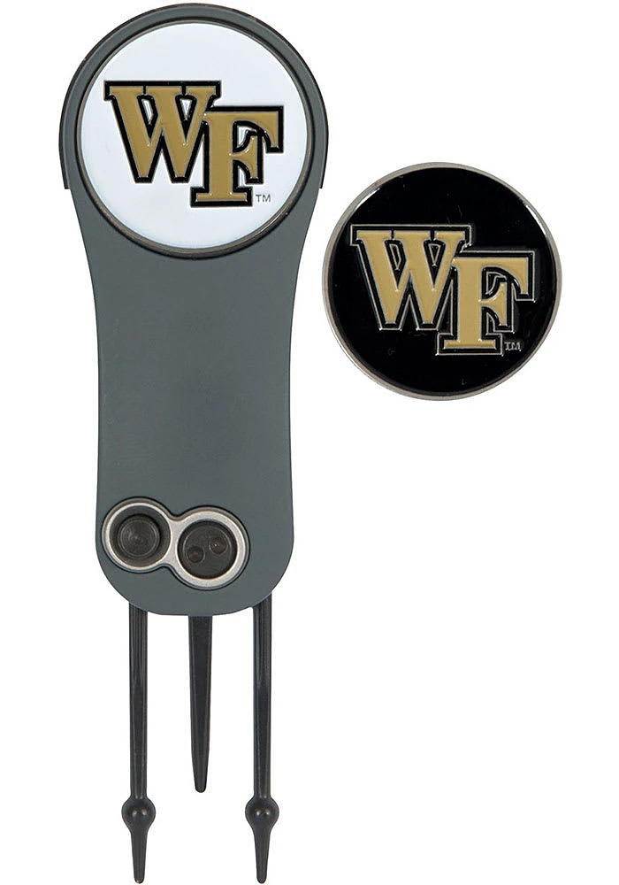 Wake Forest Demon Deacons Ball Marker Switchblade Divot Tool