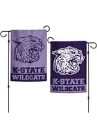 K-State Wildcats Retro 2 Sided Garden Flag - Purple