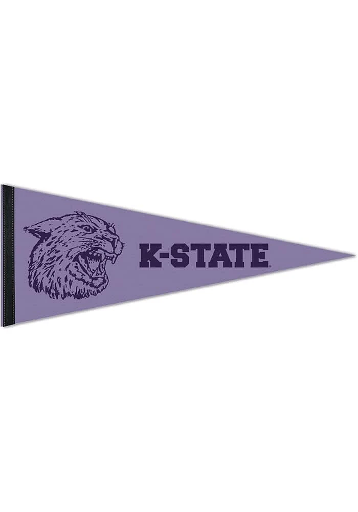 K-State Wildcats Lavender Premium Pennant - Purple