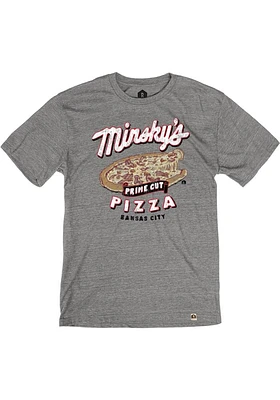 Rally Kansas City Grey Prime Cut Short Sleeve Fashion T Shirt