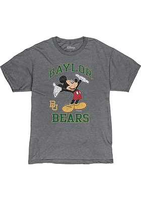 Baylor Bears Grey Dis Right Here Mickey Short Sleeve Fashion T Shirt