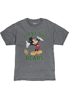 Baylor Bears Grey Dis Right Here Mickey Short Sleeve Fashion T Shirt