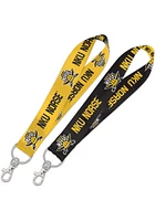 Northern Kentucky Norse Key Strap Lanyard - Yellow