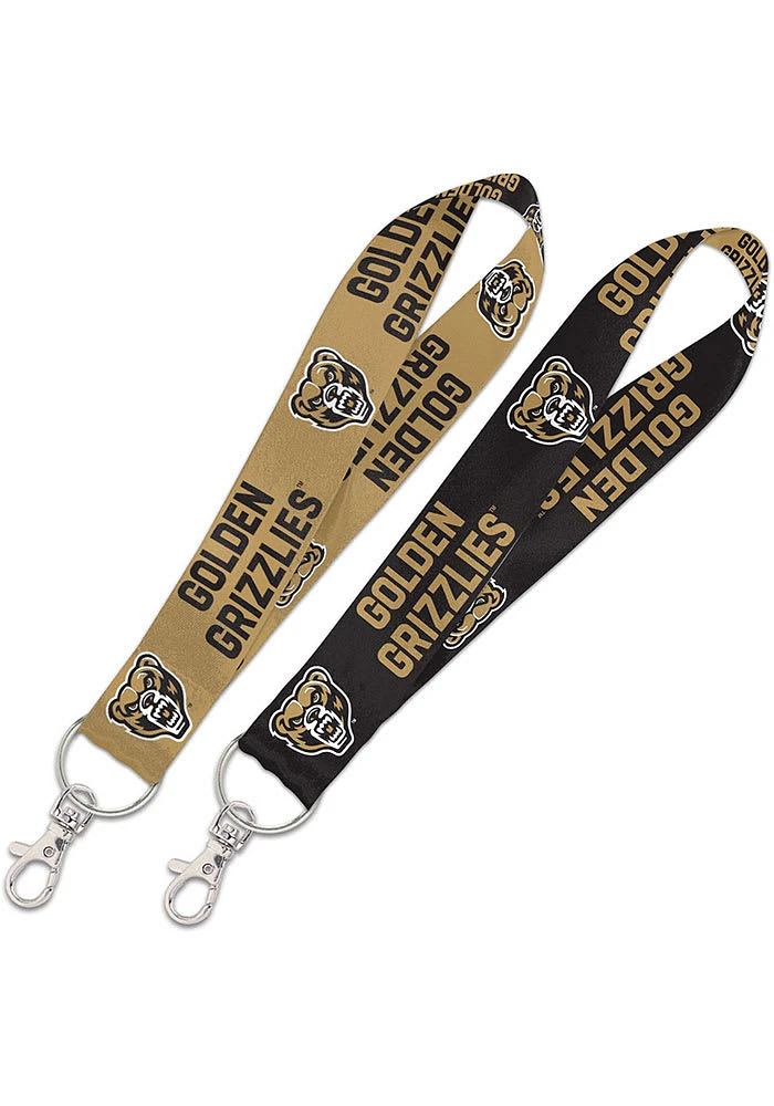 Oakland University Golden Grizzlies Key Strap Lanyard - Gold