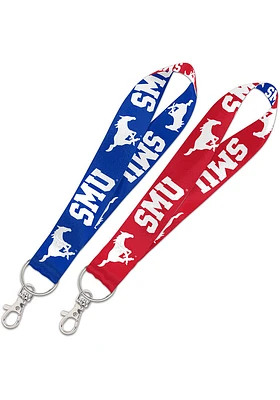 SMU Mustangs Key Strap Lanyard - Red