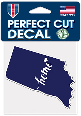 Indiana 4X4 State Shape Auto Decal - Blue