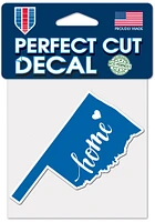 Oklahoma 4X4 State Shape Auto Decal - Blue